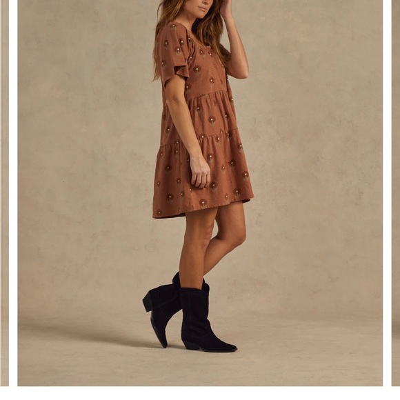 Rylee + Cru Agnes Dress Sunflower - Picture 2 of 6